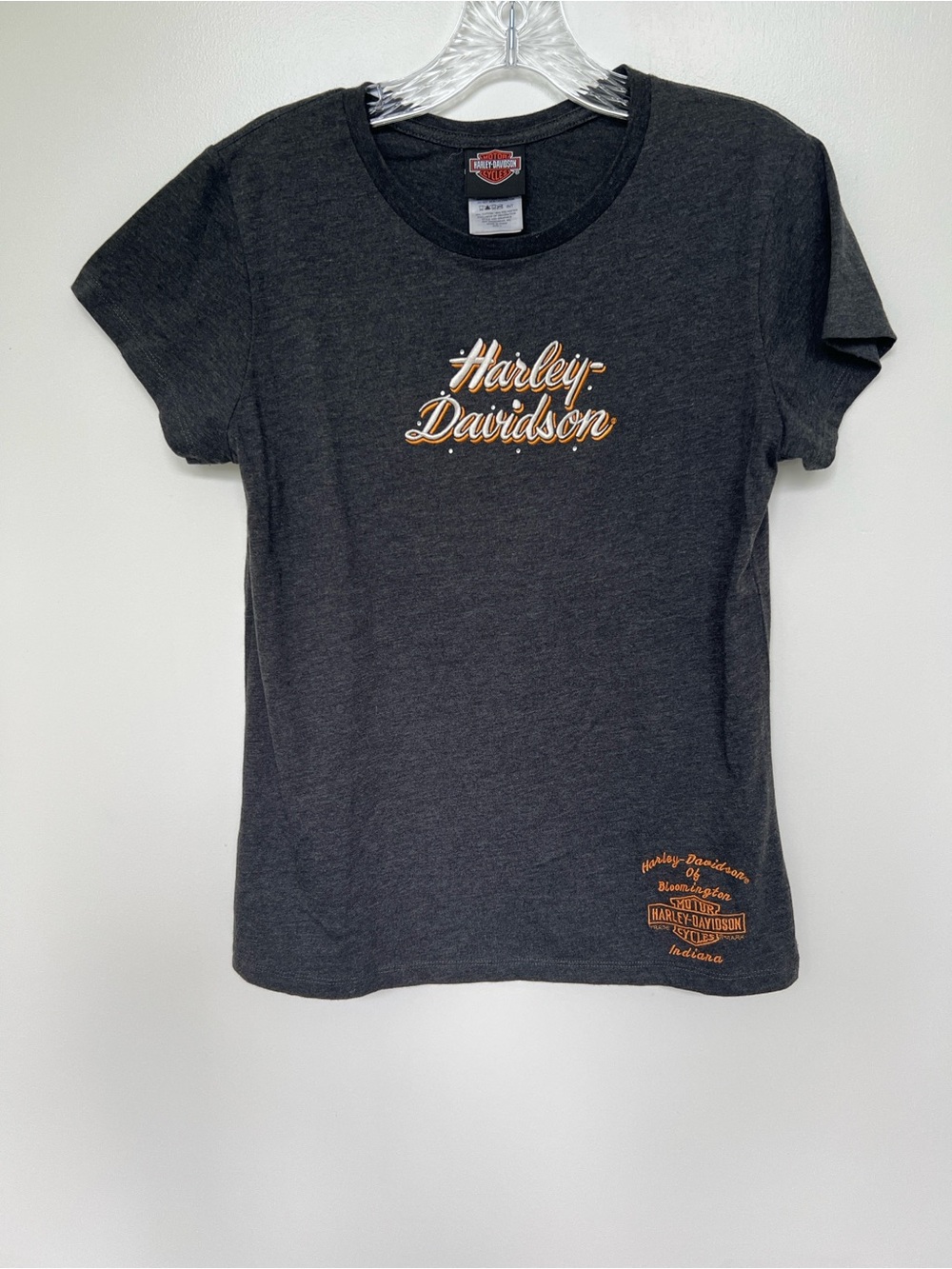 Harley-Davidson Women's Charcoal Graphic Tee - Gray